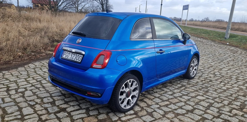Fiat 500 cena 52000 przebieg: 14500, rok produkcji 2021 z Radomyśl Wielki małe 56